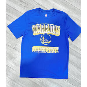 NBA Golden State Warriors blue t-shirt - jersey sz Medium